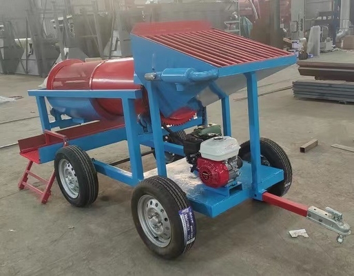 Μίνι Gold Wash Plant Χρυσό πλυντήριο Trommel Screen Εξοπλισμός 5-10TPH Προσαρμοσμένη κατασκευή