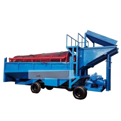 Φιλικό προς το χρήστη σχεδιασμό Gold Trommel Screen Scrubber Machine για πλύση μεγάλης κλίμακας