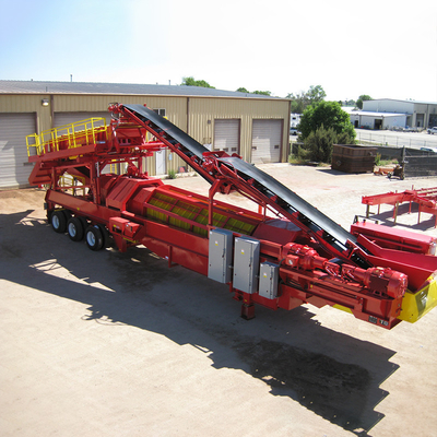 220V/380V τάση Sand Gold Mine Wash Trommel Screen Machine με εύκολη λειτουργία