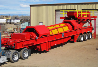 220V/380V τάση Sand Gold Mine Wash Trommel Screen Machine με εύκολη λειτουργία
