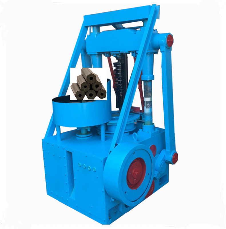 1-30t/h BBQ ξύλο άνθρακα καρύδας κέλυφος άνθρακα μπαμπού άνθρακα εξαγωνική μηχανή μπρικέτας