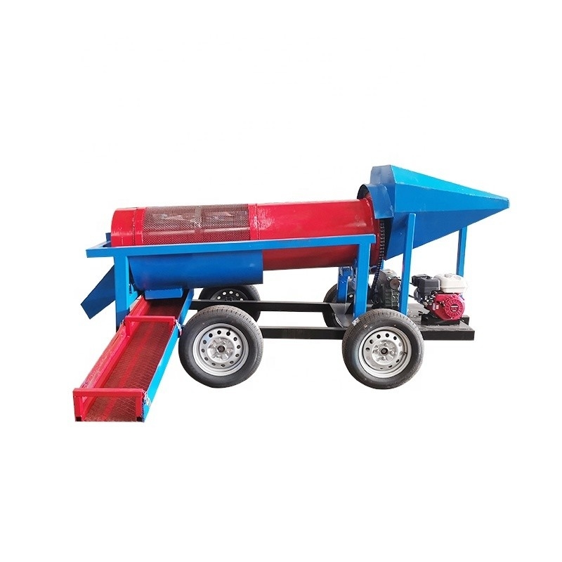 Διαχωριστής βαρύτητας 400 KG για κινητή εγκατάσταση πλύσης οθόνης Trommel