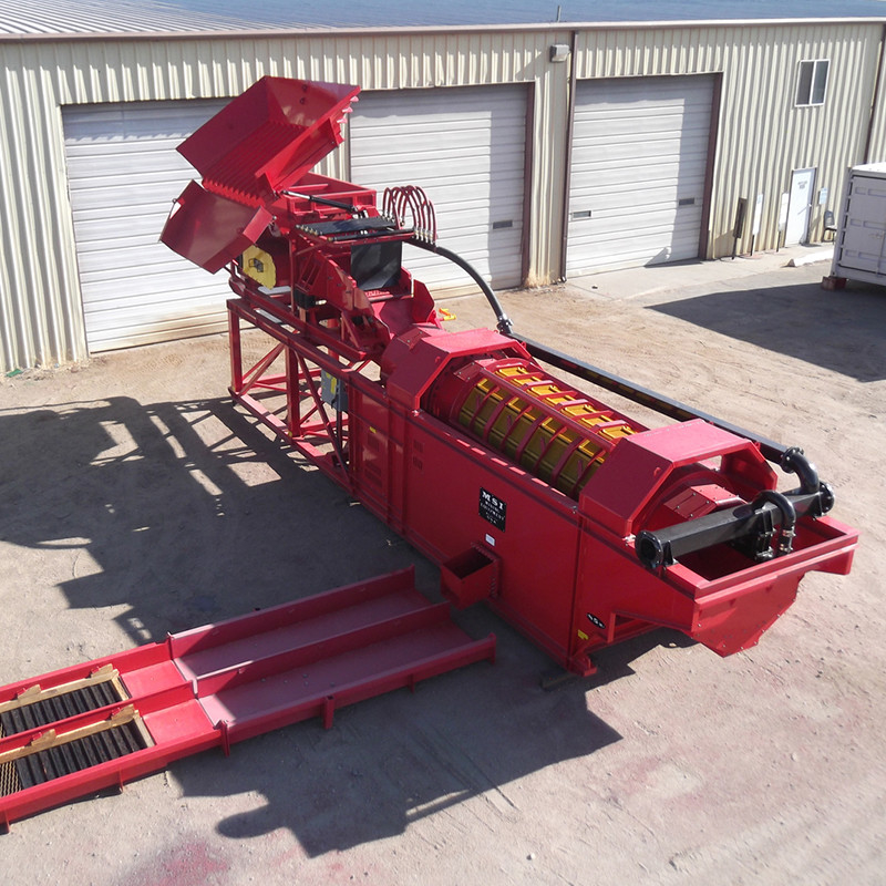 220V/380V τάση Sand Gold Mine Wash Trommel Screen Machine με εύκολη λειτουργία